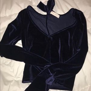 velvet long sleeve